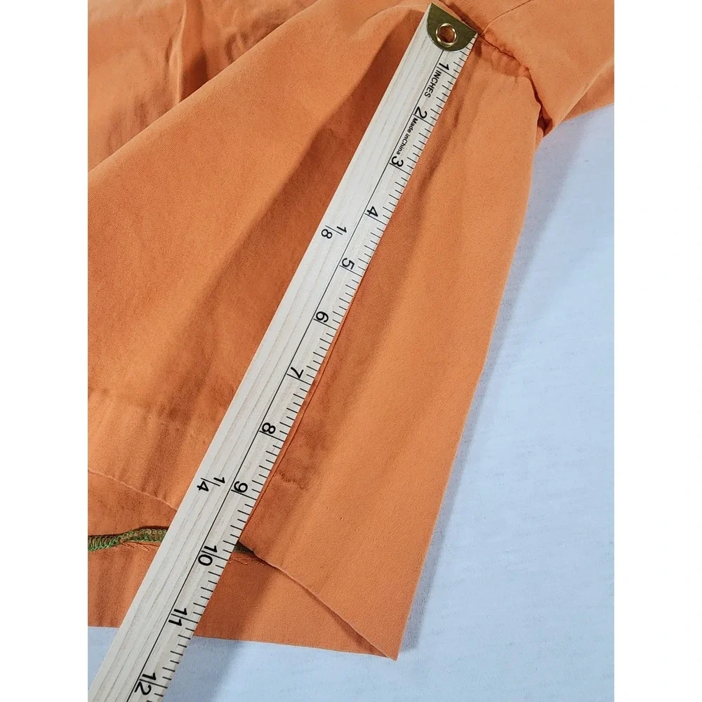Lilly Pulitzer Mizner Short Mens 40 Chino Orange 100% Cotton Preppy Coastal Lux